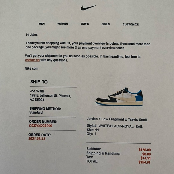 - Size 11
- Brand New
- Never Worn
- 100% Authentic
- Show Receipt Upon Request main image 12